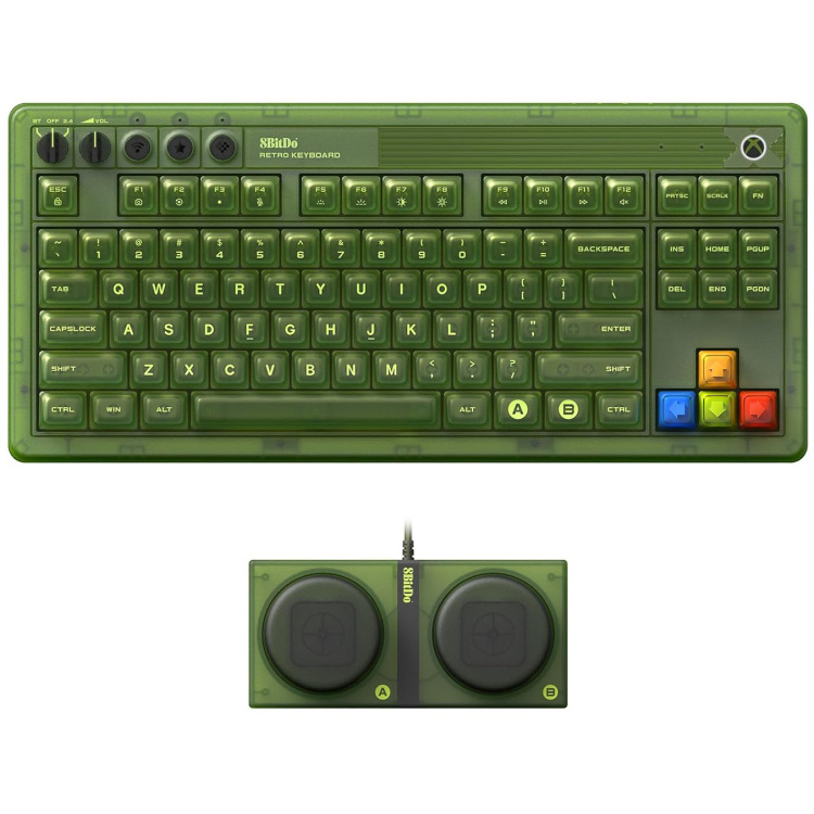 8BitDo-Retro-87-Mechanical-Keyboard-Xbox-Edition-gaming-toetsenbord