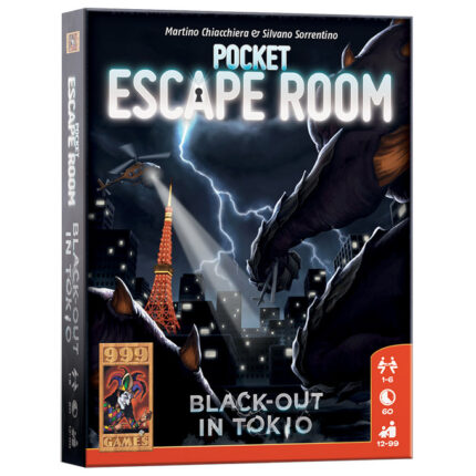 999 Games Pocket Escape Room: Black-out in Tokio Bordspel