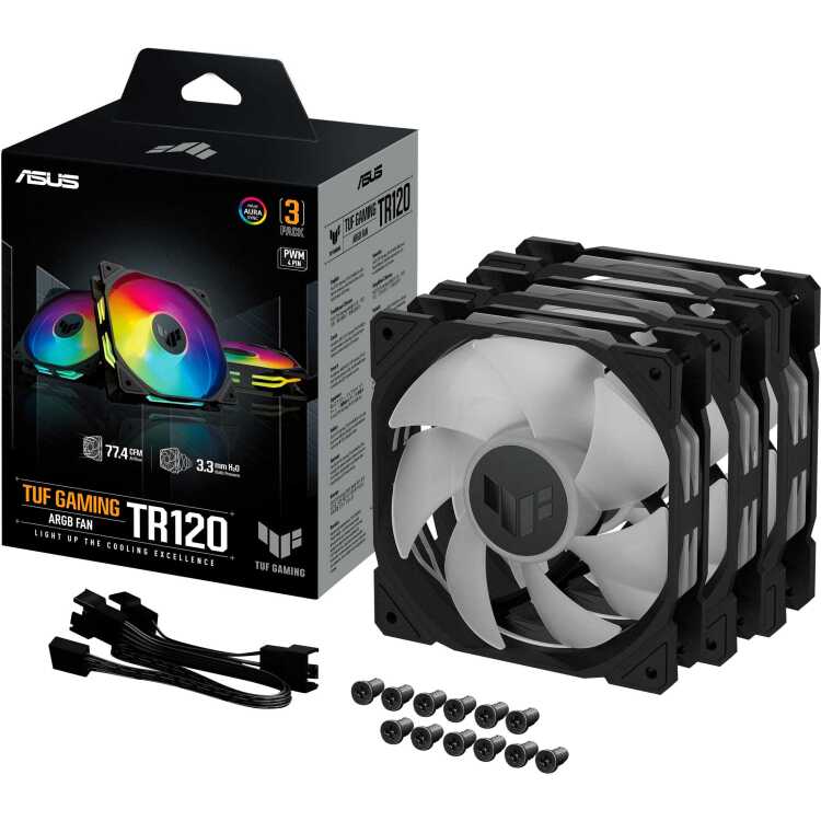 ASUS-TUF-Gaming-TR120-ARGB-Pack-3-stuks-case-fan