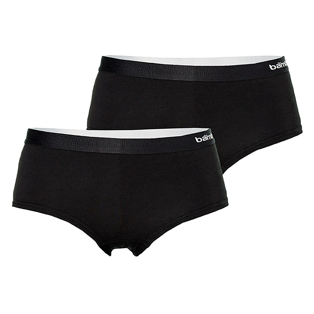 Apollo-Hipsters-Dames-Bamboo-Basic-Zwart-2-pack-XL