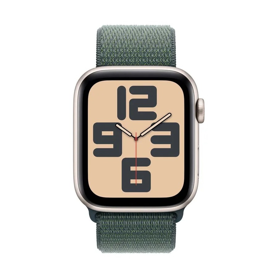 Apple-Watch-SE-GPS-Cellular-44mm-Aluminium-Case-met-Lake-Green-Sport-Loop-Smartwatch-Grijs