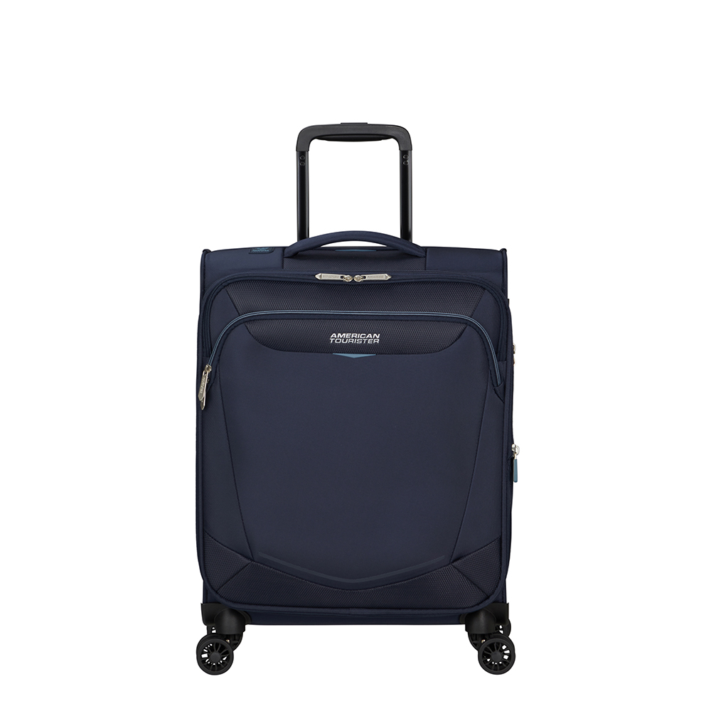 Blauw-American-Tourister-Summerride-Spinner-S-55-cm-Exp-Navy