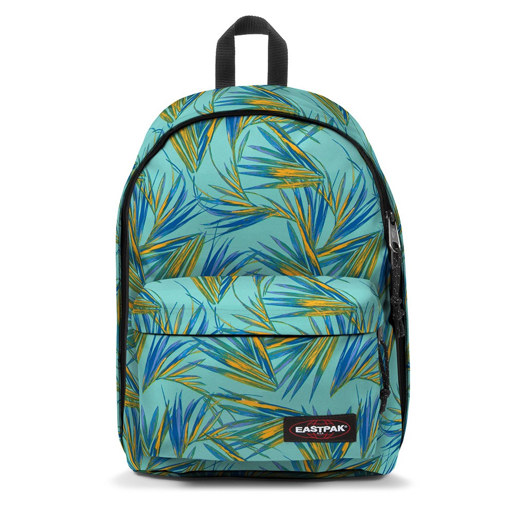 Blauw-Eastpak-Out-Of-Office-Rugzak-Brize-Palm-Aqua