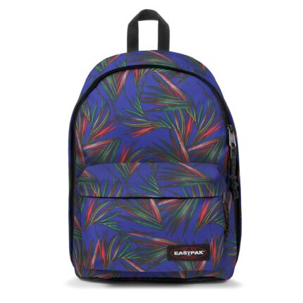 Blauw Eastpak Out Of Office Rugzak Brize Palm Navy