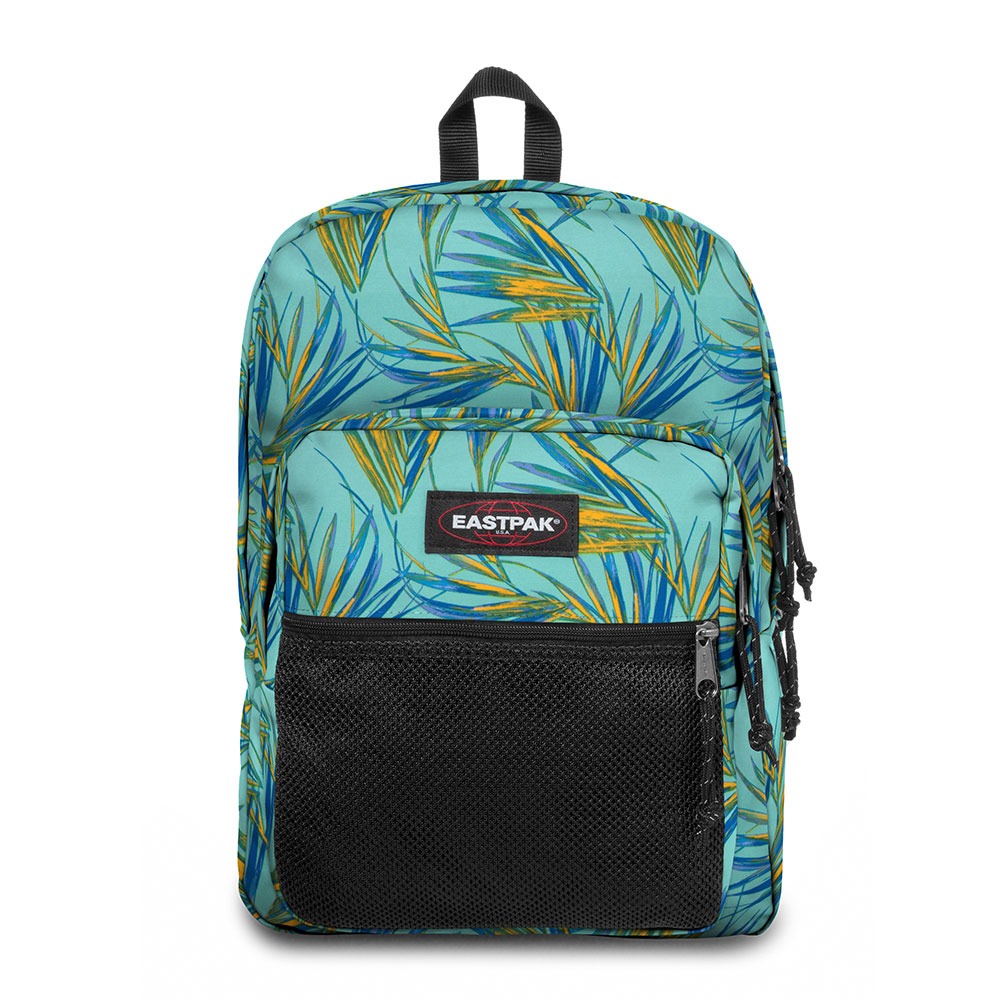 Blauw-Eastpak-Pinnacle-Rugzak-Brize-Palm-Aqua