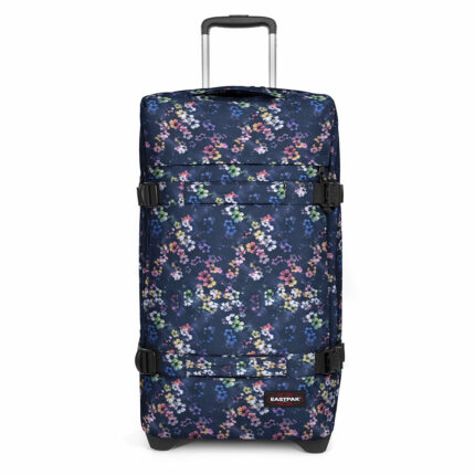 Blauw Eastpak Transit'r L TSA Reistas Flora Fade Navy