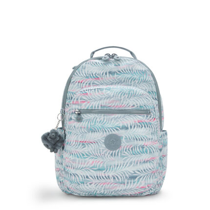 Blauw Kipling Seoul Rugzak Palmtree Leaves
