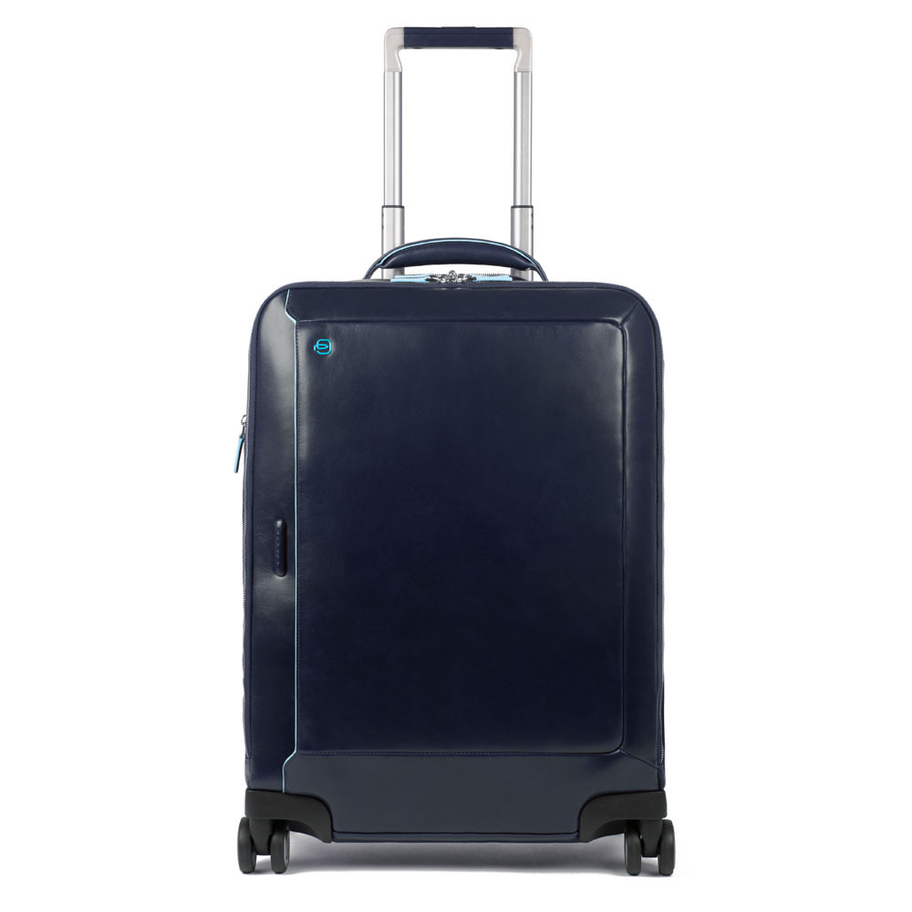 Blauw-Piquadro-Blue-Square-Cabin-Trolley-Front-Pocket-15.6-Night-Blue