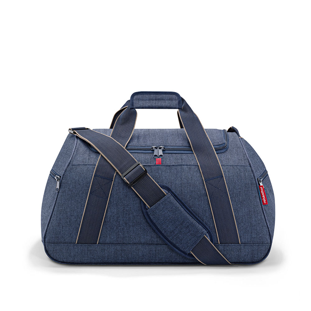 Blauw-Reisenthel-Activitybag-Reistas-Herringbone-Dark-Blue