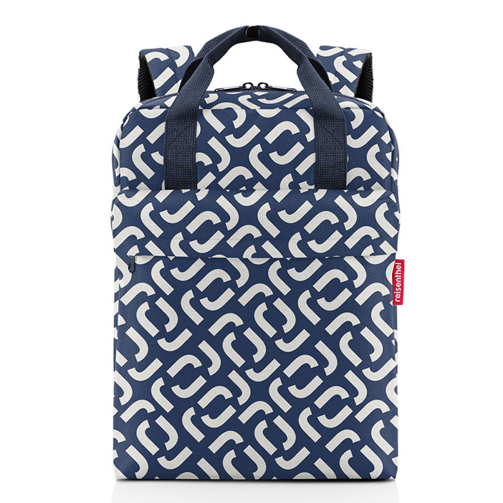Blauw-Reisenthel-Allday-Backpack-M-Signature-Navy