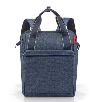 Blauw Reisenthel Allrounder R Backpack Herringbone Dark Blue