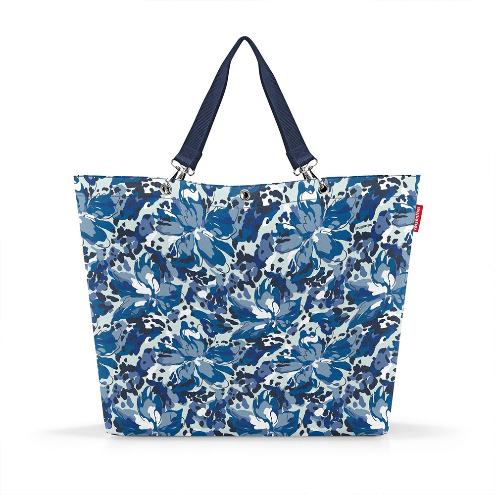 Blauw-Reisenthel-Shopper-XL-Flora-Blue