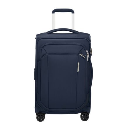 Blauw Samsonite Respark Spinner 55/35 Expandable Midnight Blue