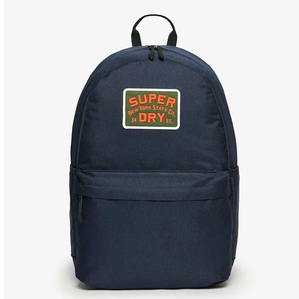 Blauw-Superdry-Montana-Patched-Backpack-Navy