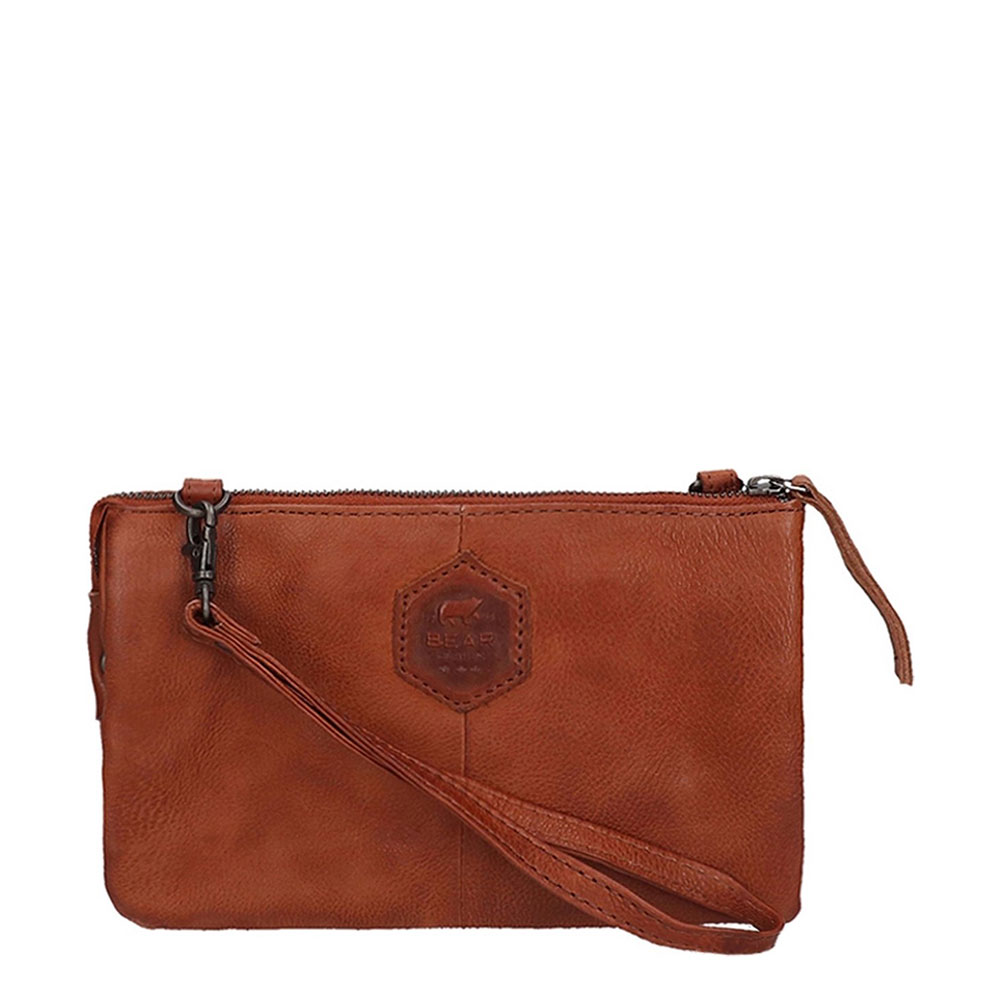 Bruin-Bear-Design-Calisto-Pelle-Clutch-Schoudertas-Cognac