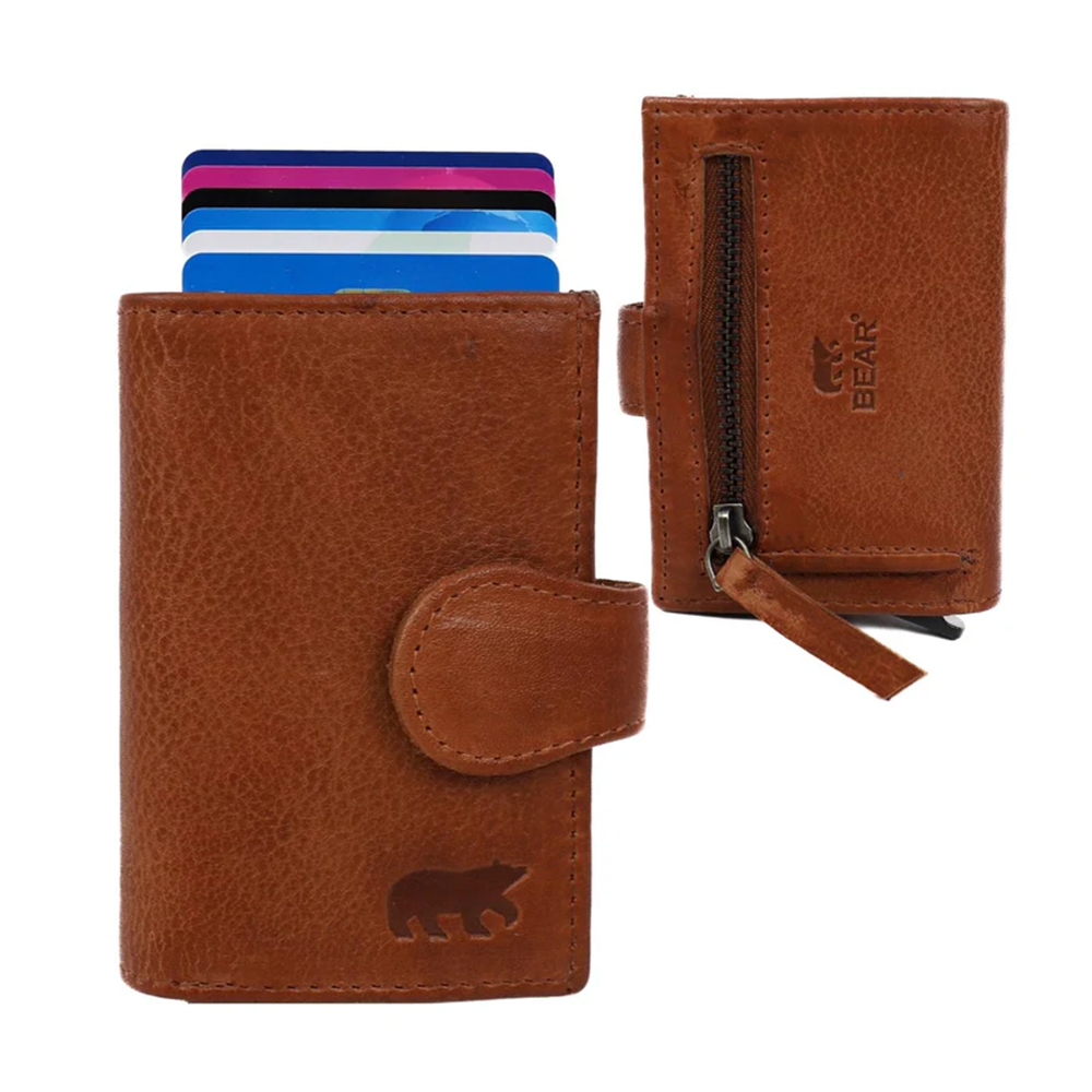 Bruin-Bear-Design-Elsie-Pasjeshouder-Portemonnee-Cognac