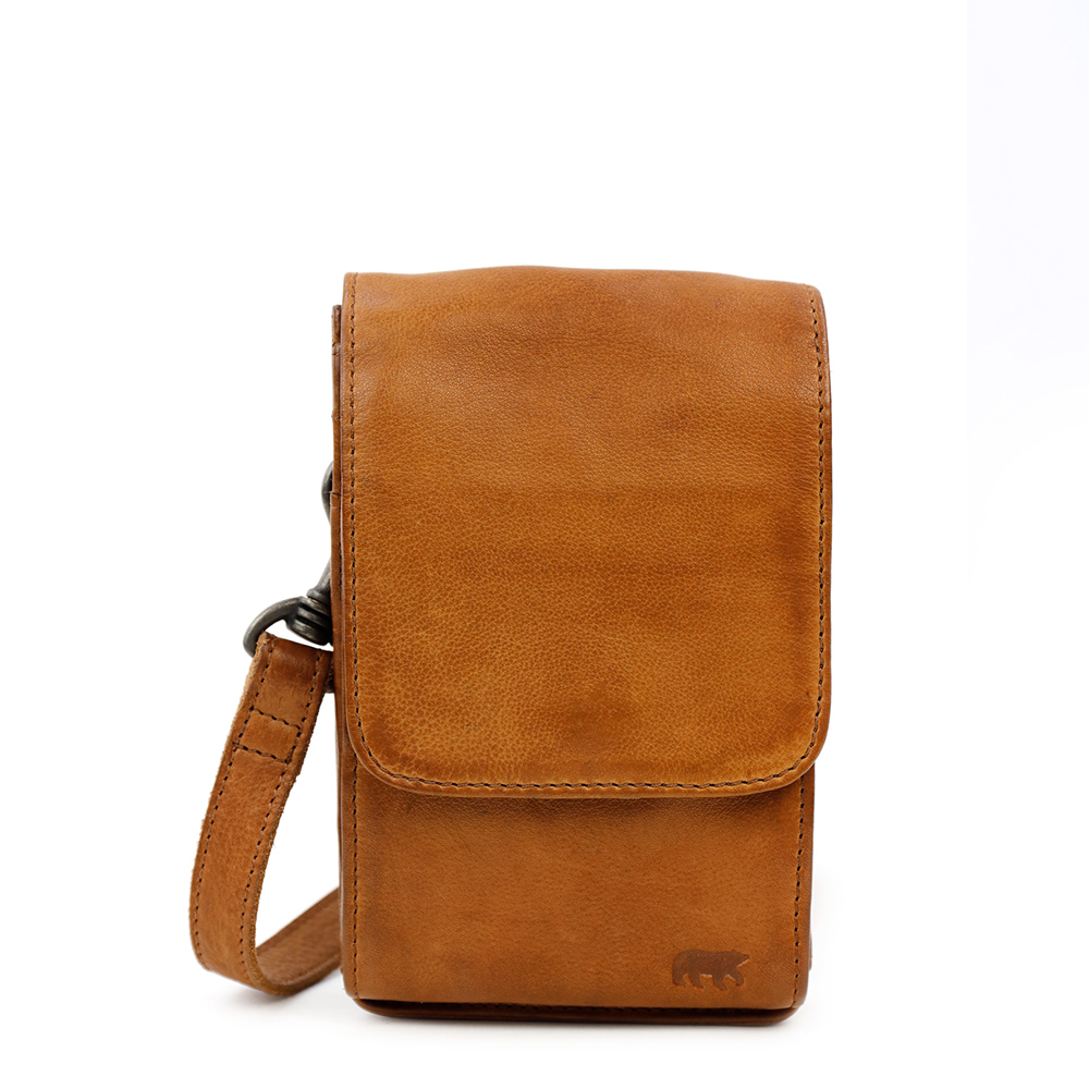Bruin-Bear-Design-Robbie-2.0-Schoudertasje-Cognac