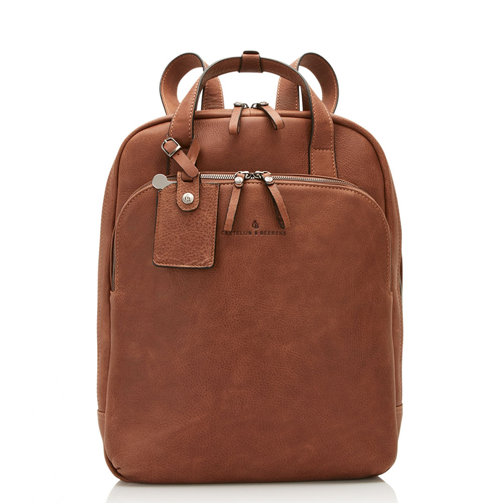 Bruin-Castelijn-Beerens-Carisma-Laptop-Rugtas-15.6aposapos-Cognac