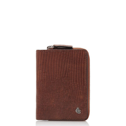 Bruin Castelijn & Beerens Donna Portemonnee 4 Pasjes RFID Cognac