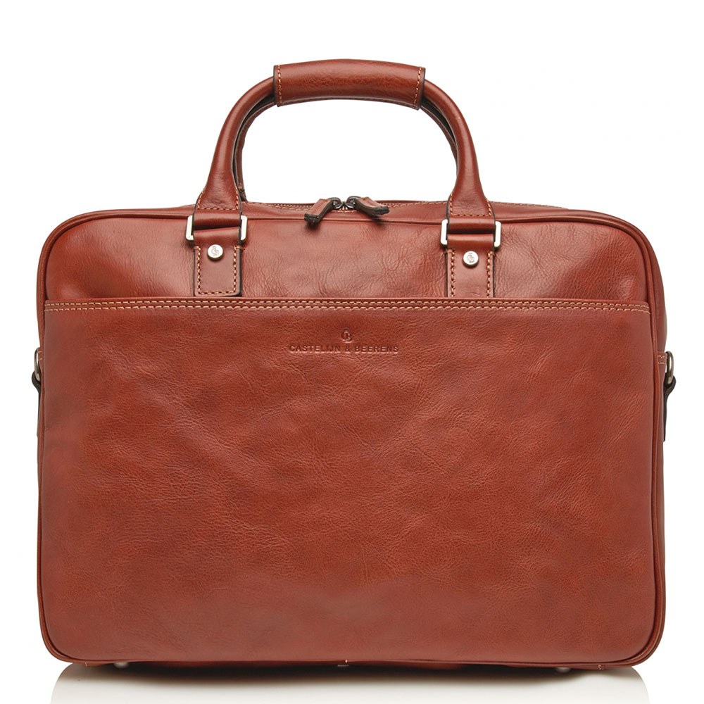 Bruin-Castelijn-Beerens-Verona-Business-RFID-Laptoptas-15.6aposapos-Licht-Bruin