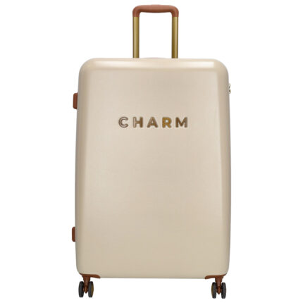 Bruin Charm London Travel Trolley L Beige