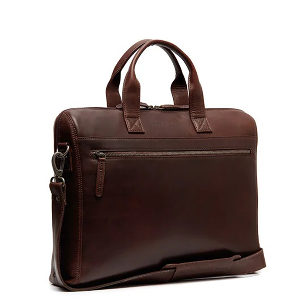 Bruin-Chesterfield-Levanto-Laptoptas-14-Schoudertas-Brown