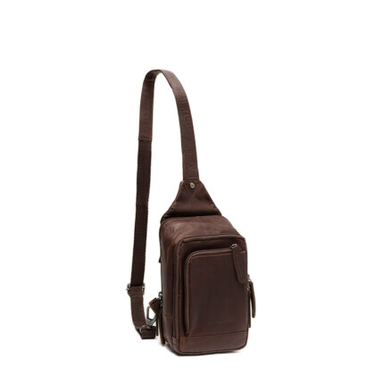 Bruin Chesterfield Riga Crossbody Tas Brown