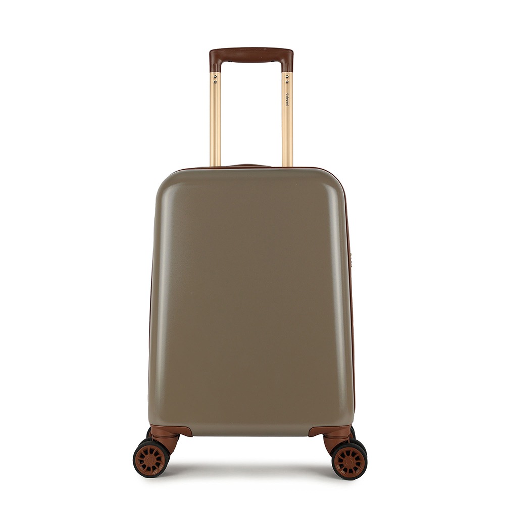 Bruin-Decent-Retro-Handbagage-Koffer-55-cm-Taupe