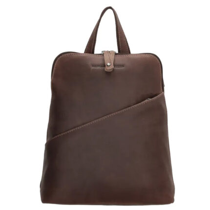 Bruin Hide & Stitches Japura Rugzak Klein Donkerbruin