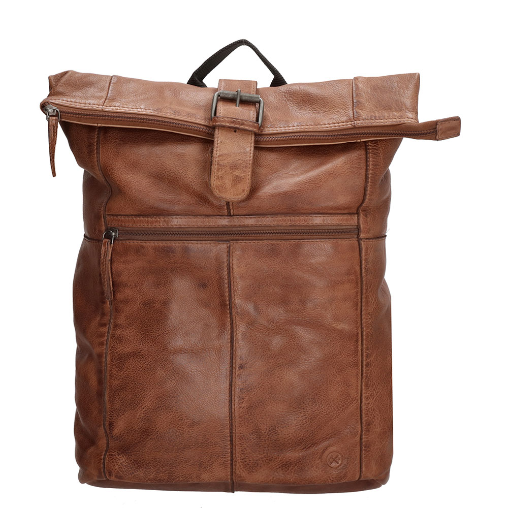 Bruin-Hide-Stitches-Paint-Rock-Rolltop-Rugzak-13.3-Inch-Cognac