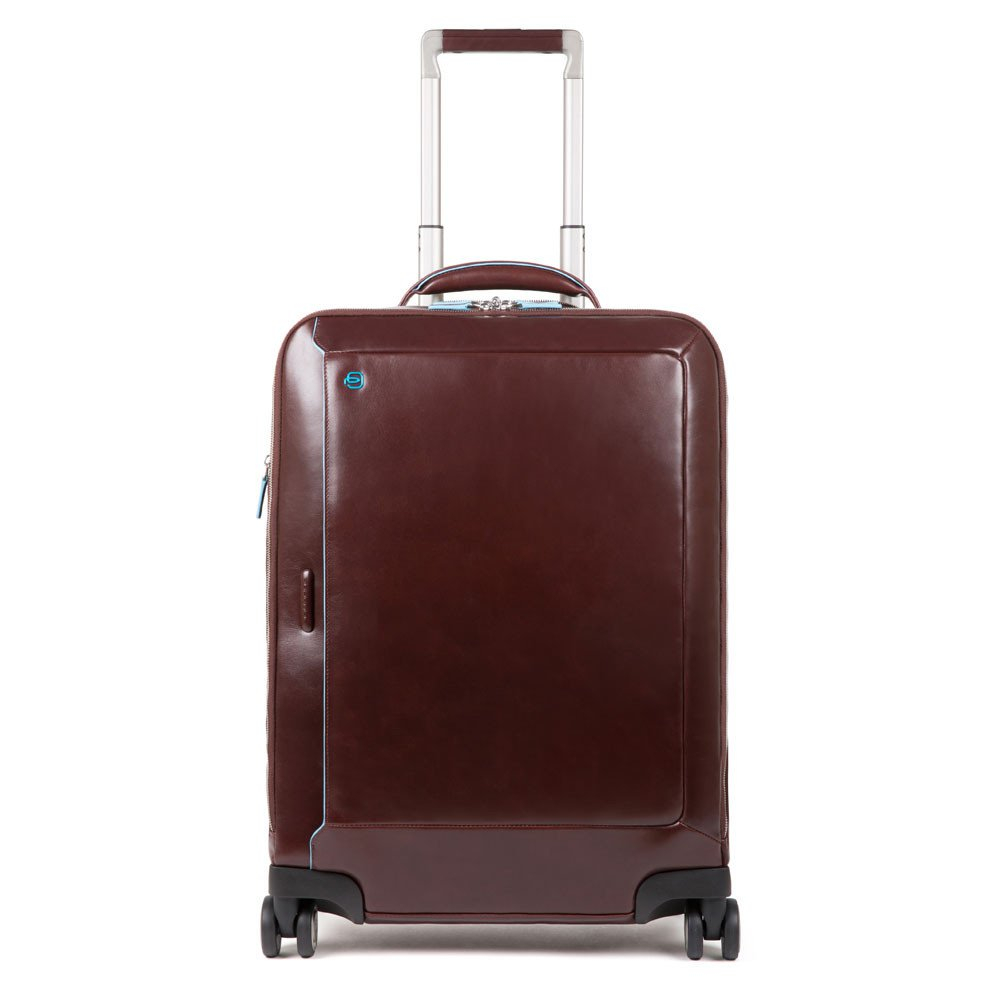 Bruin-Piquadro-Blue-Square-Cabin-Trolley-Front-Pocket-15.6-Mahogany