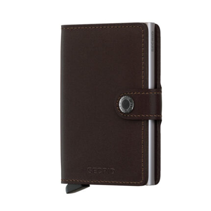 Bruin Secrid Mini Wallet Portemonnee Original Dark Brown