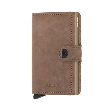 Bruin Secrid Mini Wallet Portemonnee Vintage Taupe