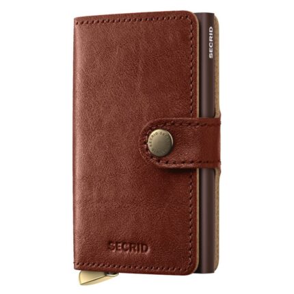 Bruin Secrid Premium Mini Wallet Portemonnee Basco Whiskey