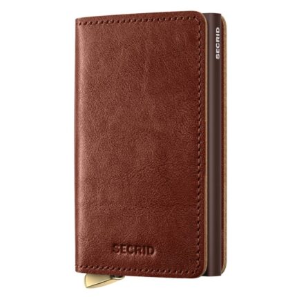 Bruin Secrid Premium Slim Wallet Portemonnee Basco Whiskey