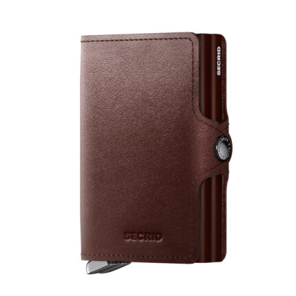 Bruin Secrid Premium Twin Wallet Portemonnee Dusk Dark Brown