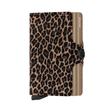 Bruin Secrid Twin Wallet Portemonnee Leo Beige