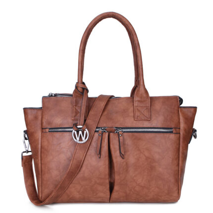 Bruin Wimona Catarina One Schoudertas Cognac
