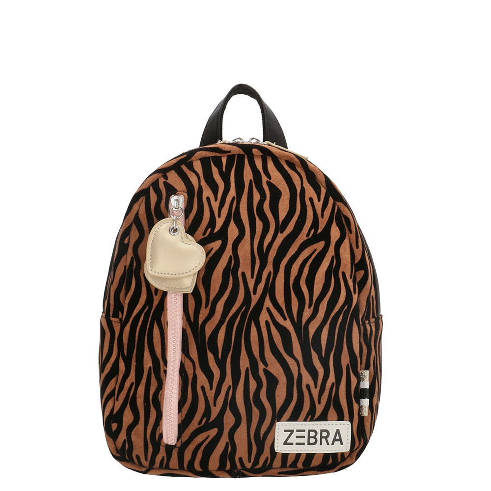 Bruin-Zebra-Trends-Kinder-Rugzak-S-Zebra-Brown