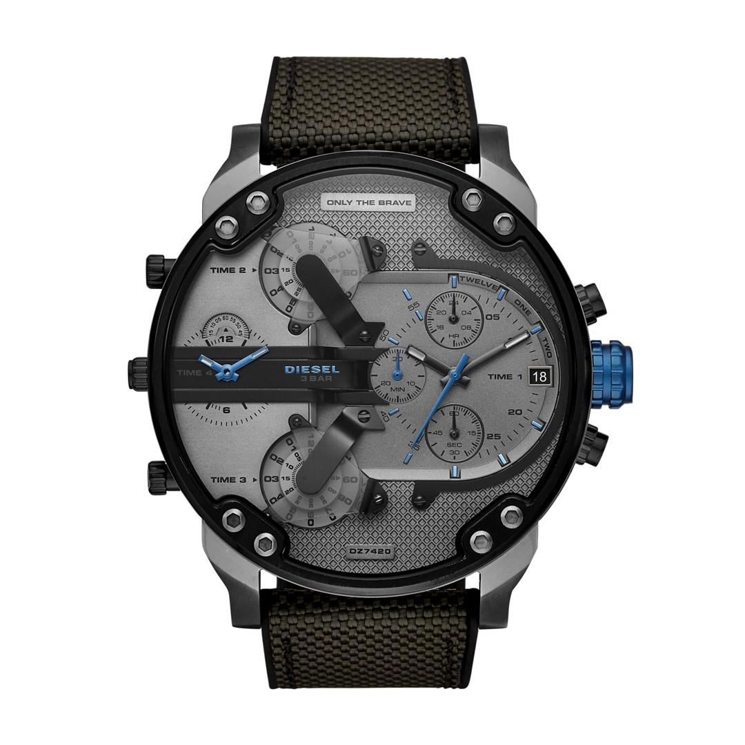 Diesel-DZ7420-Black-Mr.-Daddy-2.0-chronograaf-zwart-en-grijs-siliconen-horloge
