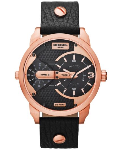 Diesel Heren Mini Daddy Dual Time horloge DZ7317