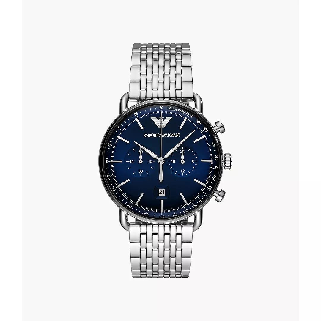Emporio-Armani-Aviator-blauwe-wijzerplaat-Herenhorloge-AR11238