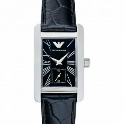 Emporio Armani Designer Horloge Vrouwen S Leren Band Horloge 25mm AR0144