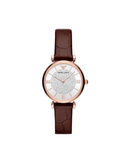 Emporio Armani Gianni dameshorloge met zilveren wijzerplaat AR11269