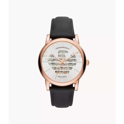 Emporio Armani HerenhorlogeLuigi Automatic Silver Skeleton AR60031