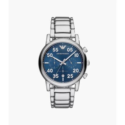 Emporio Armani Luigi blauwe wijzerplaat HerenhorlogeAR11132