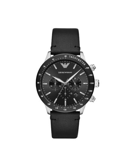 Emporio Armani Mario zwarte wijzerplaat HerenhorlogeAR11243
