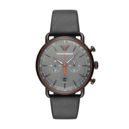Emporio Armani RVS Grijs Grijs Heren AR11168