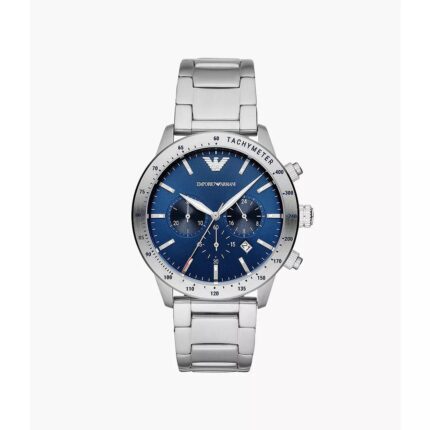 Emporio Armani blauwe wijzerplaat HerenhorlogeAR11306