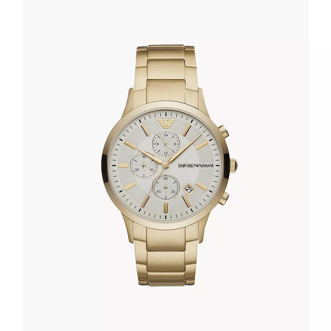 Emporio-Armani-heren-goudkleurig-roestvrijstalen-horloge-goud-AR11332